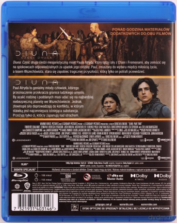 Diuna: Kolekcja 2 Filmów (Diuna 1+ 2) [2xBlu-Ray]