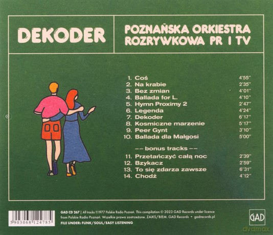 Poznańska Orkiestra Rozrywkowa PRiTV: Dekoder [CD]