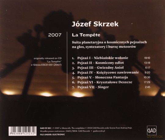 Józef Skrzek: La Tempete [CD]