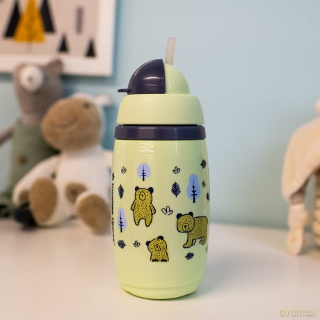 TOMMEE TIPPEE Bidon ze słomką 266 ml różowy