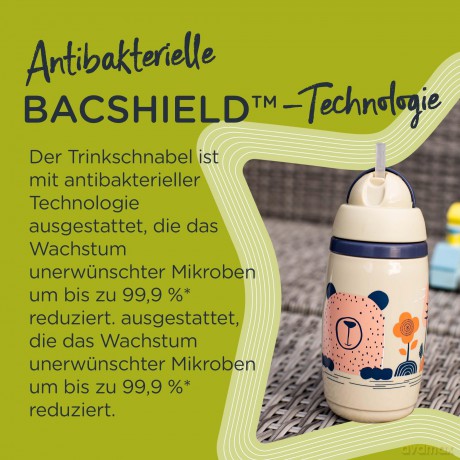 TOMMEE TIPPEE Bidon ze słomką 266 ml różowy