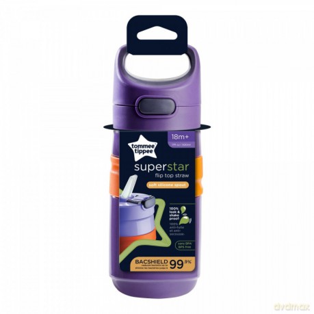 TOMMEE TIPPEE FLIPTOP Bidon sport 18m+ fioletowy