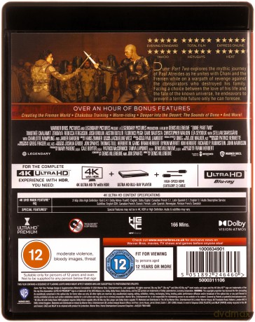 Dune: Part Two (Diuna: Część druga) [Blu-Ray 4K]+[Blu-Ray]
