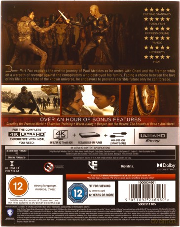 Dune: Part Two (Diuna: Część druga) [Blu-Ray 4K]+[Blu-Ray]