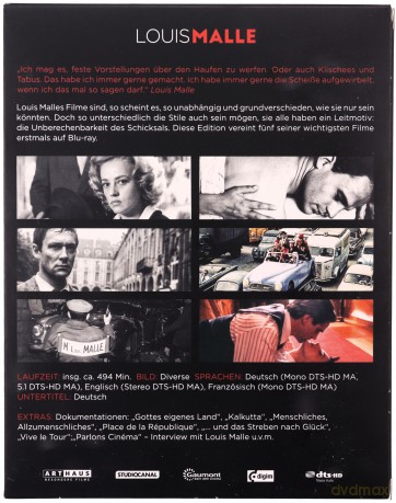 Elevator to the Gallows / The Lovers / Zazie in the Metro / The Fire Within / Damage (Windą na szafot / Kochankowie / Zazie w metrze / Błędny ognik / Skaza) [5xBlu-Ray]