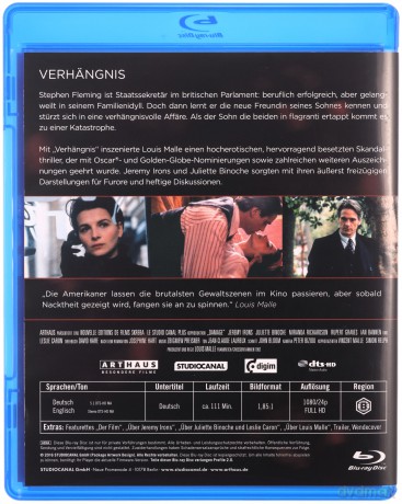 Elevator to the Gallows / The Lovers / Zazie in the Metro / The Fire Within / Damage (Windą na szafot / Kochankowie / Zazie w metrze / Błędny ognik / Skaza) [5xBlu-Ray]