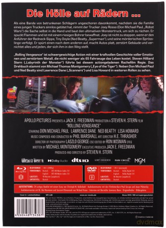 Rolling Vengeance (mediabook) [Blu-Ray]+[DVD]