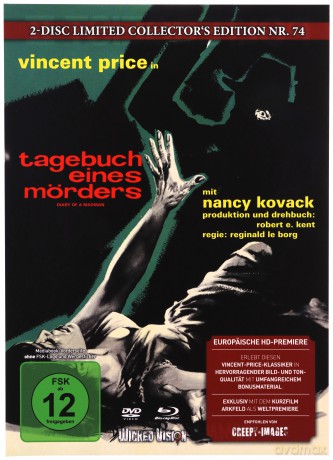 Diary of a Madman (mediabook) [Blu-Ray]+[DVD]