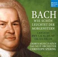 Christoph Spering: Bach: Wie schön leuchtet der Morgenstern - BWV 1,8,92,101,107,114,123,133,139 [3CD]