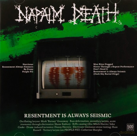 Napalm Death: Resentment is Always Seismic - a final throw of Throes [CD]