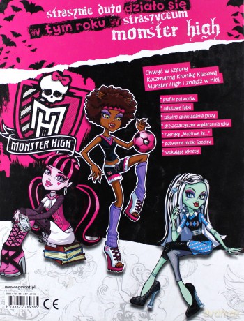 Koszmarna Kronika Klasowa Monster High [KSIĄŻKA]