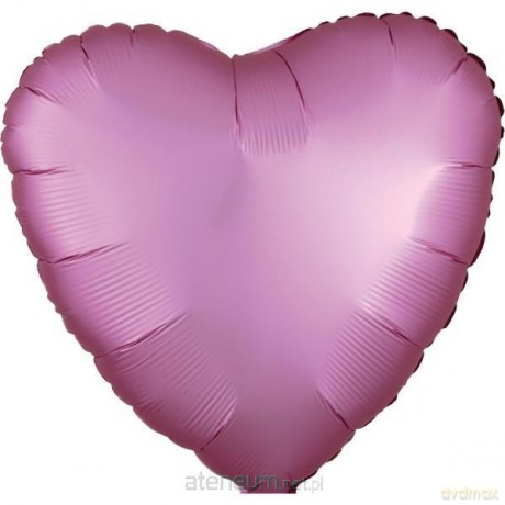 Balon foliowy Lustre Flamingo serce 43 cm