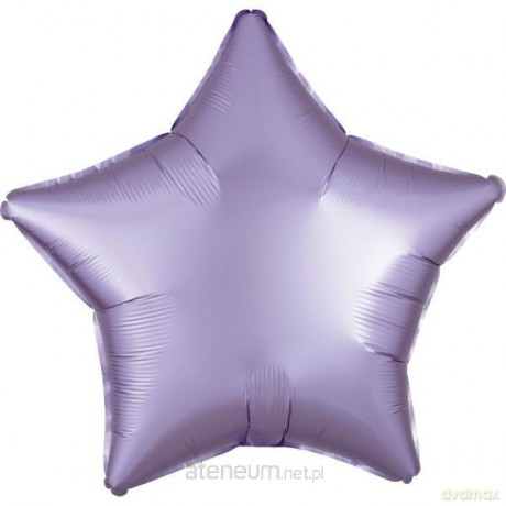 Balon foliowy Lustre Pastel lila gwiazda 48 cm