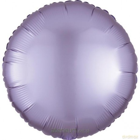 Balon foliowy Lustre Pastel lila okrągły 43 cm