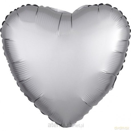 Balon foliowy Lustre srebrny gwiazda 48 cm