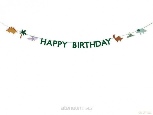 Baner Happy Birthday Dino 3m