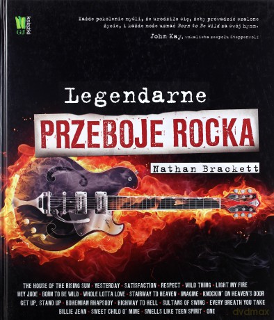 Legendarne Przeboje Rocka - Nathan Brackett [KSIĄŻKA]