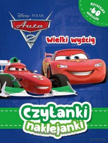 Czytanki naklejanki. Wielki wyścig. Disney Pixar [KSIĄŻKA]