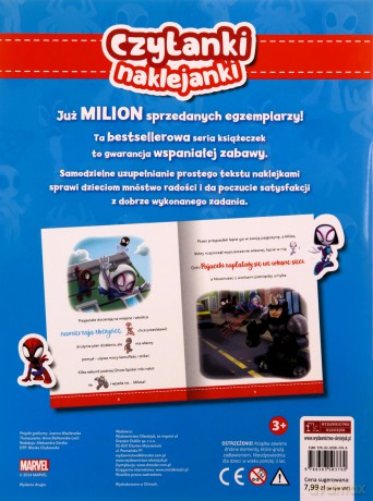 Czytanki naklejanki. Współpraca się opłaca. Marvel [KSIĄŻKA]