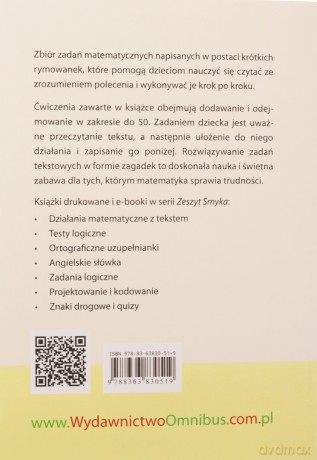 Działania matematyczne z tekstem. Zeszyt Smyka [KSIĄŻKA]