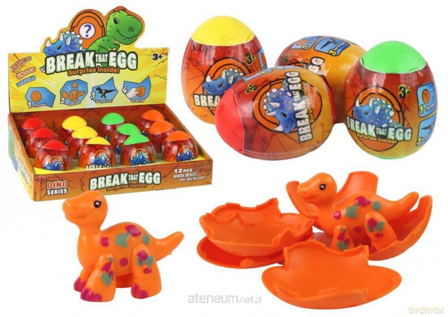 Jajko Dinozaura 4 kolory MIX [FIGURKA]