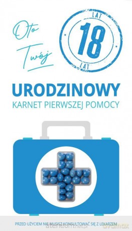 Karnet urodziny 18