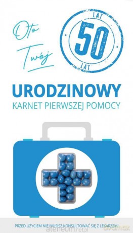 Karnet urodziny 50