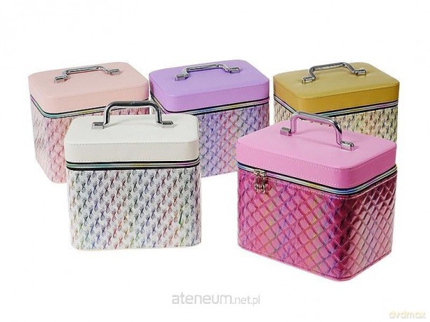 Kuferek M walizka z lusterkiem na zamek 21x14x13 cm