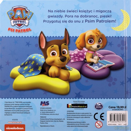 Psi Patrol. Pora na dobranoc [KSIĄŻKA]