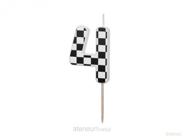 Świeczka urodzinowa 4 5,5 cm