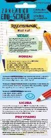 Zakładka edu-ściąga. Rzeczownik