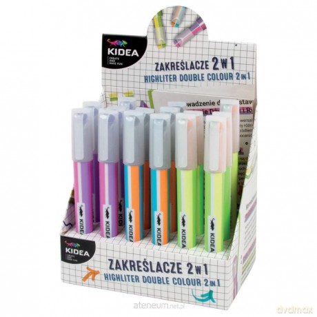 Zakreślacze 2w1 (24szt)