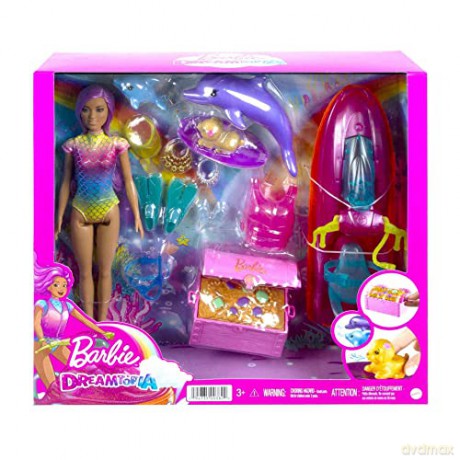 Barbie - Dreamtopia Doll, Vehicle and Accessories (HBW90)