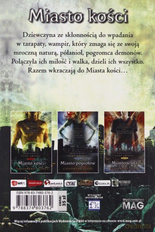Miasto Kości Dary Anioła Tom 1 - Cassandra Clare [KSIĄŻKA]