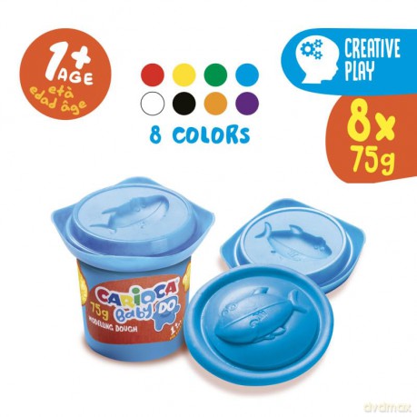 CARIOCA - Baby Dough (8x75gr.) (809446)