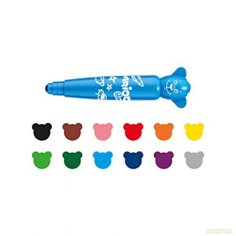 CARIOCA - Marker w/baby handle (12pcs) (809410)