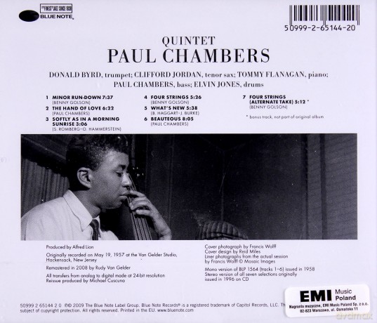 Paul Chambers: Quintet (RVG) [CD]