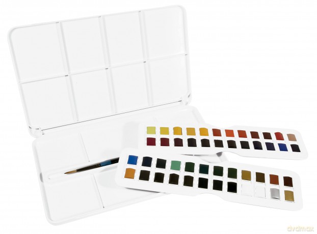 Daler-Rowney - Aquafine Akvarel 48 Half Pans (306032)