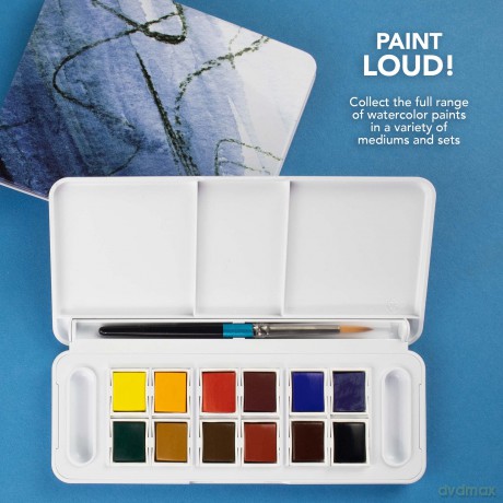 Daler-Rowney - Aquafine Travel Set 24 Half Pans (306031)