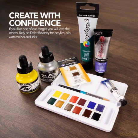 Daler-Rowney - Aquafine Travel Set 24 Half Pans (306031)