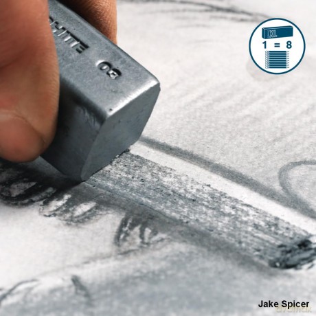 Derwent - Graphite Xl Blocks Tin Of 6 (601059)