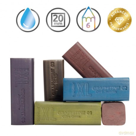 Derwent - Graphitint Xl Blocks Tin Of 6 (601055)