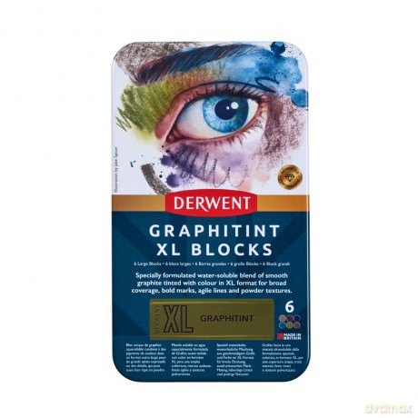 Derwent - Graphitint Xl Blocks Tin Of 6 (601055)
