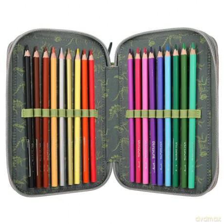 Dino World - Triple Pencil Case LED (0411772)