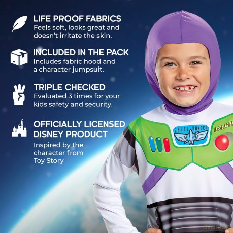 Disguise - Classic Costume - Buzz Lightyear (104 cm) (141169M)