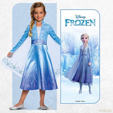 Disguise - Elsa Traveling Deluxe - Size 128 cm