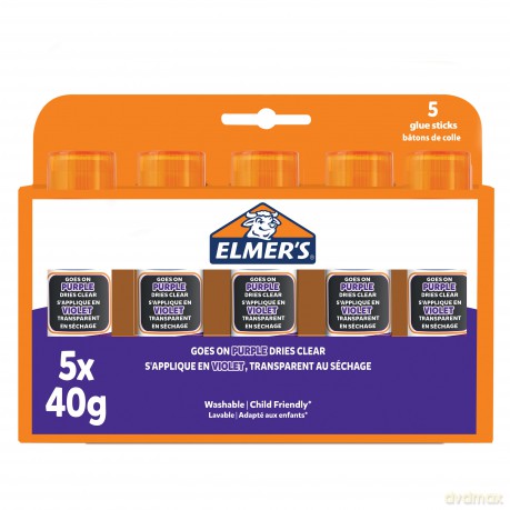 Elmer's - Disappearing Purple Glue stick 40 gram (5 pack) (2143884)