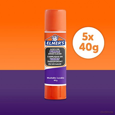 Elmer's - Disappearing Purple Glue stick 40 gram (5 pack) (2143884)