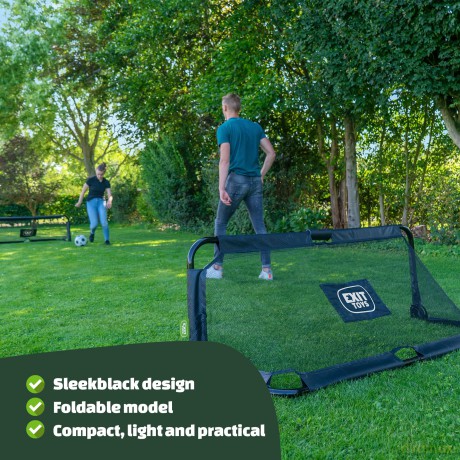 EXIT - Panna Foldable Steel Football Goal 150x60cm (set of 2) - Black (41.01.20.00)