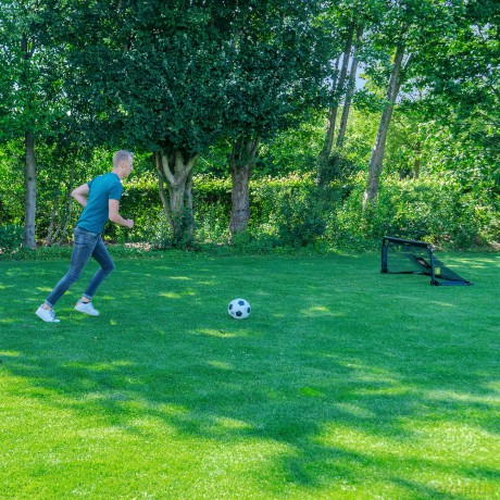 EXIT - Panna Foldable Steel Football Goal 150x60cm (set of 2) - Black (41.01.20.00)
